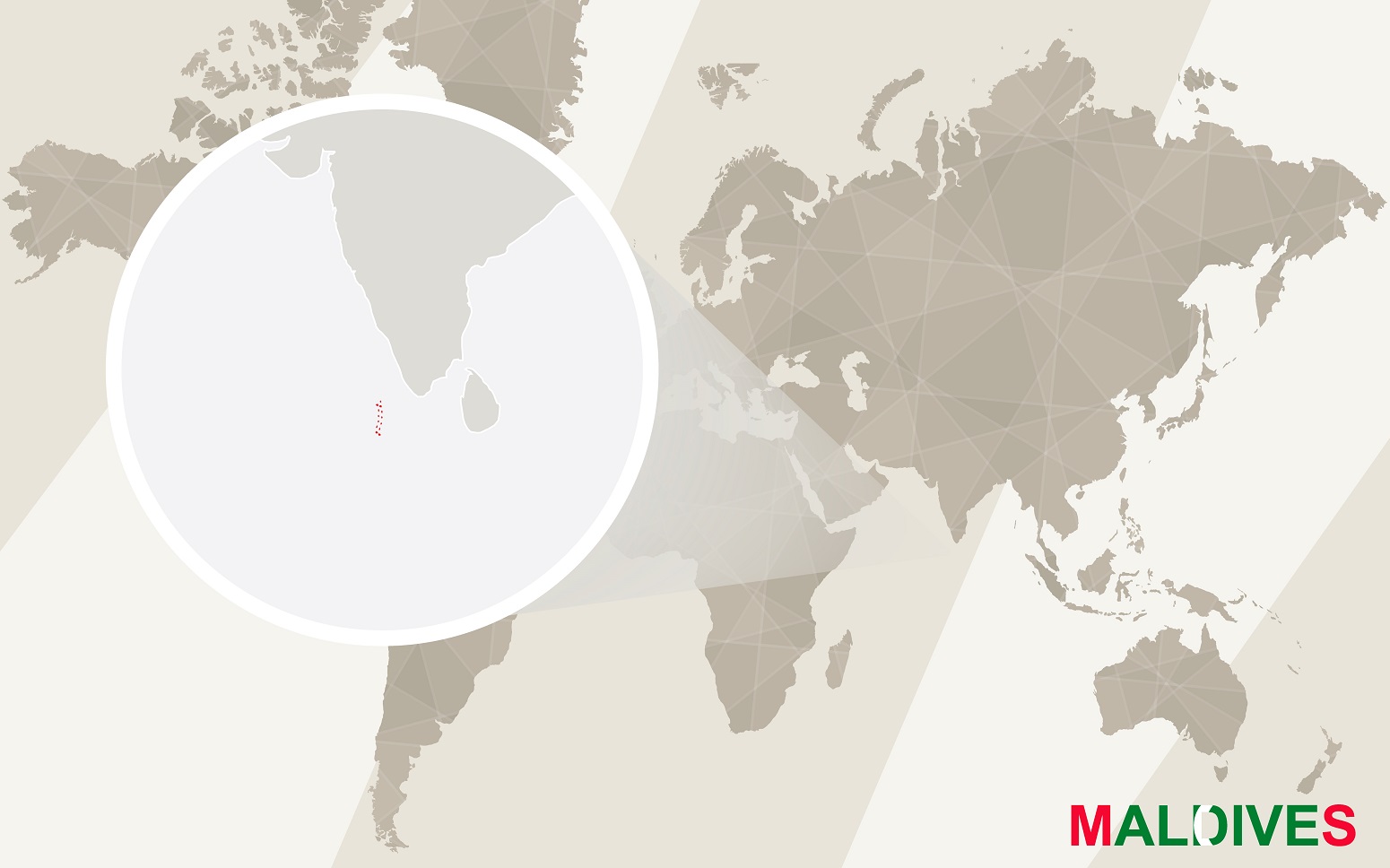 mapa maldivas ocenao indico